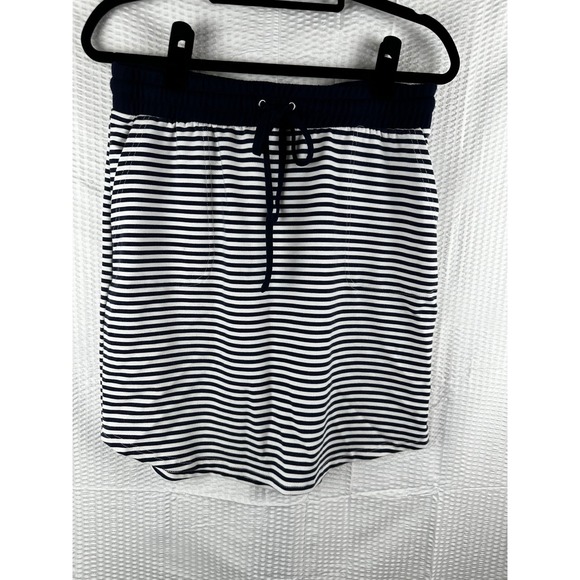 Rae Dunn Dresses & Skirts - Rae Dunn Black‎ & White Stripped Skirt size MEDIUM